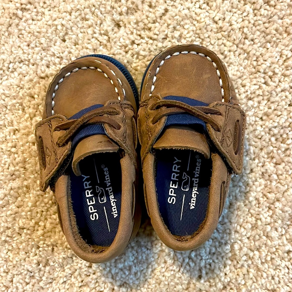 Never Worn Baby Sperrys by Vineyard Vines Size:2m